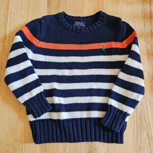 Polo Ralph Lauren Boy's Crewneck Sweater Size 4/4T Cotton Preppy Dressy Pony